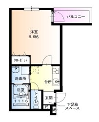 白鷺駅 徒歩4分 1階の物件間取画像